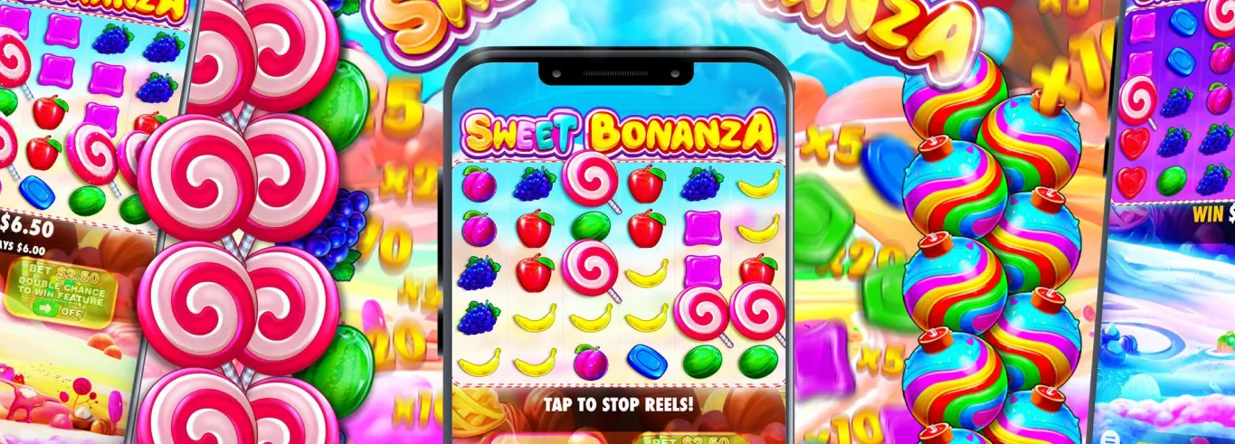 Aplicación móvil Sweet Bonanza.