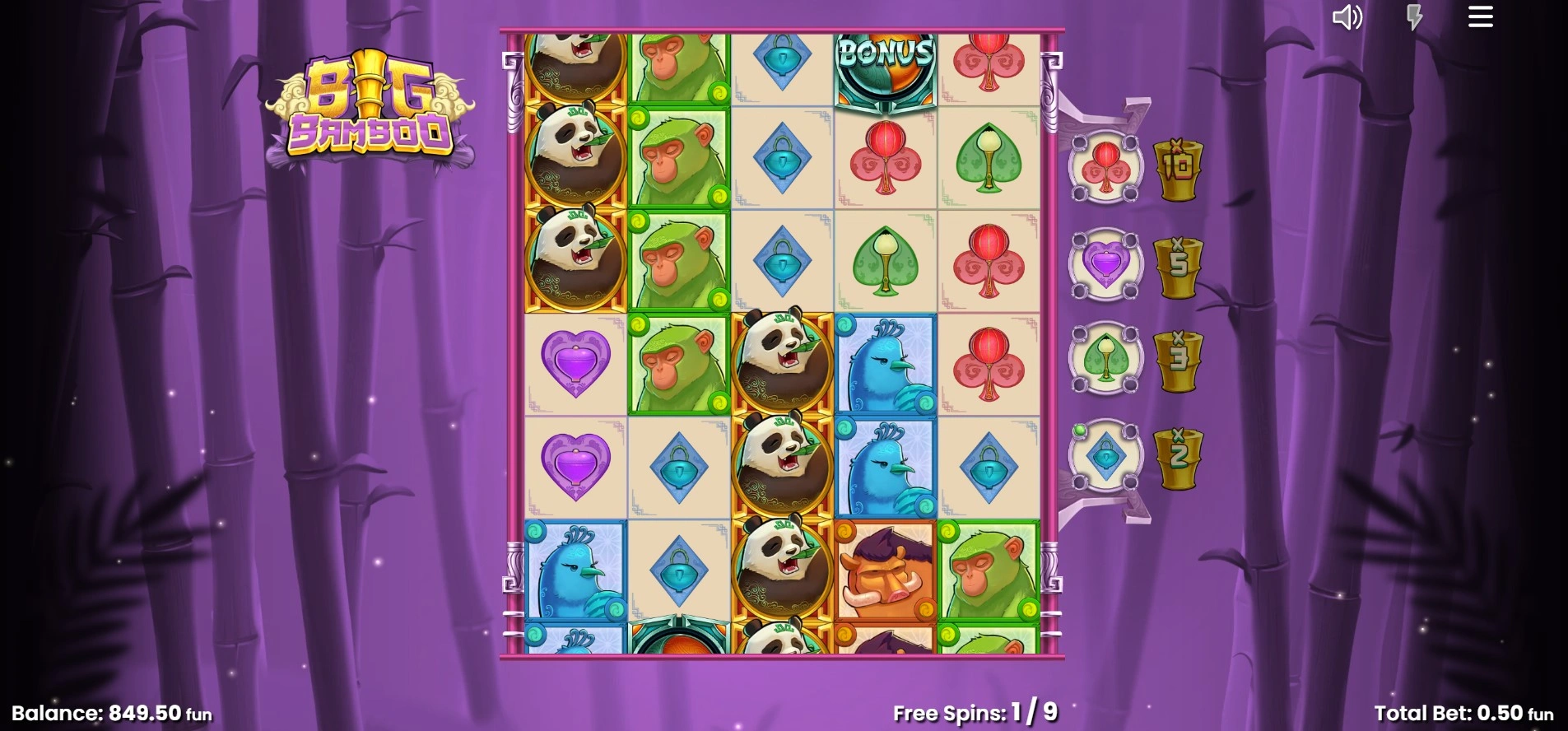 Big Bamboo Slot Gameplay.