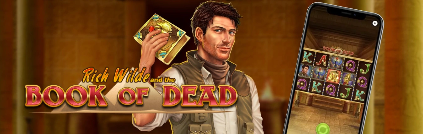 Aplicación móvil de Book of Dead.